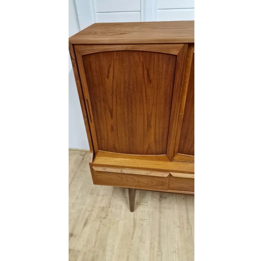 sideboard highboard teak Dania lata 60