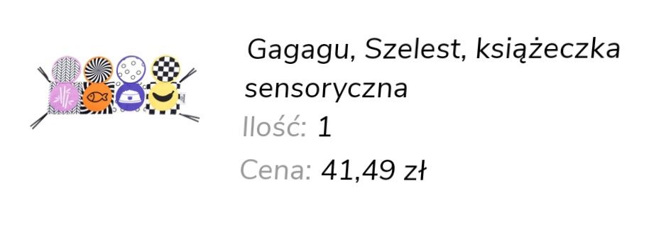 Książeczka sensoryczna