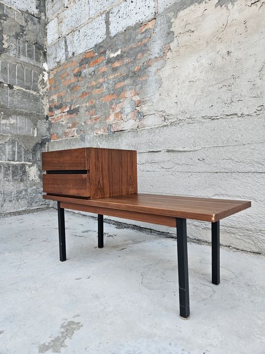 Ławka szafka pod lustro vintage ława mcm retro garderoba