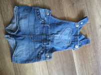 Ogorniczki jeansowe hm h&m 86
