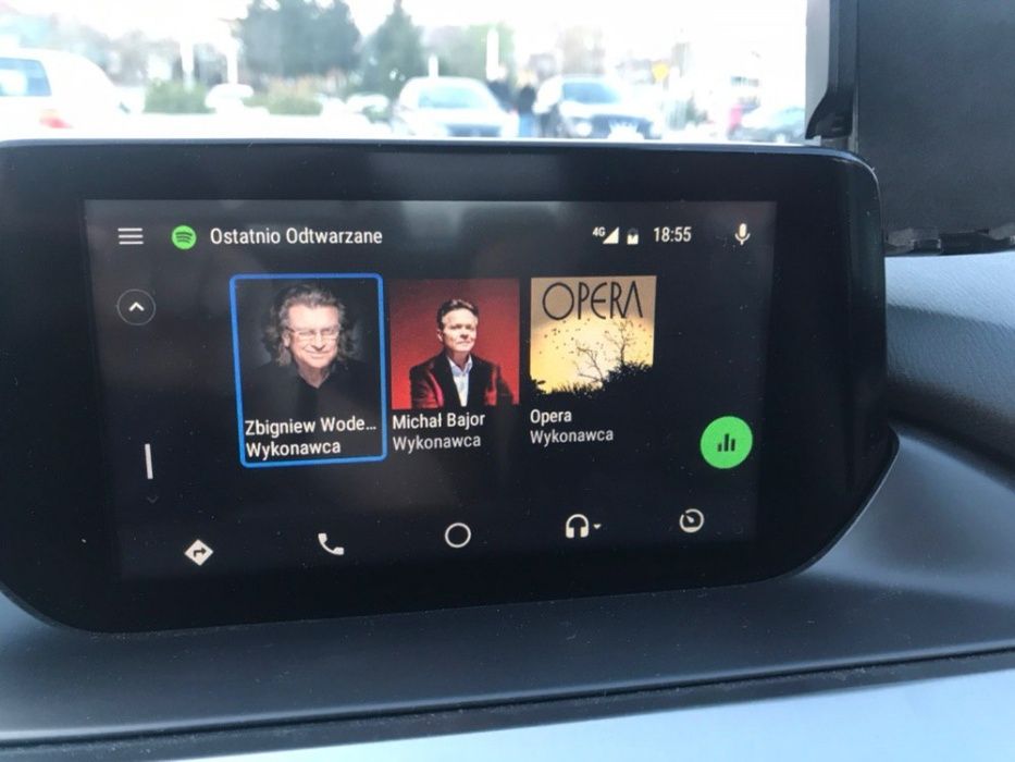 Android Auto CarPlay Mazda AA 2 3 6 CX-3 CX-5 Google Maps Polskie MENU