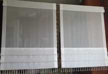 Panel, panele układane w fałdy ,firany na karnisz, kryształki