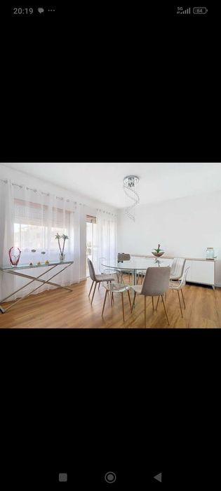 Mesa jantar vidro 150 cm designer € 250