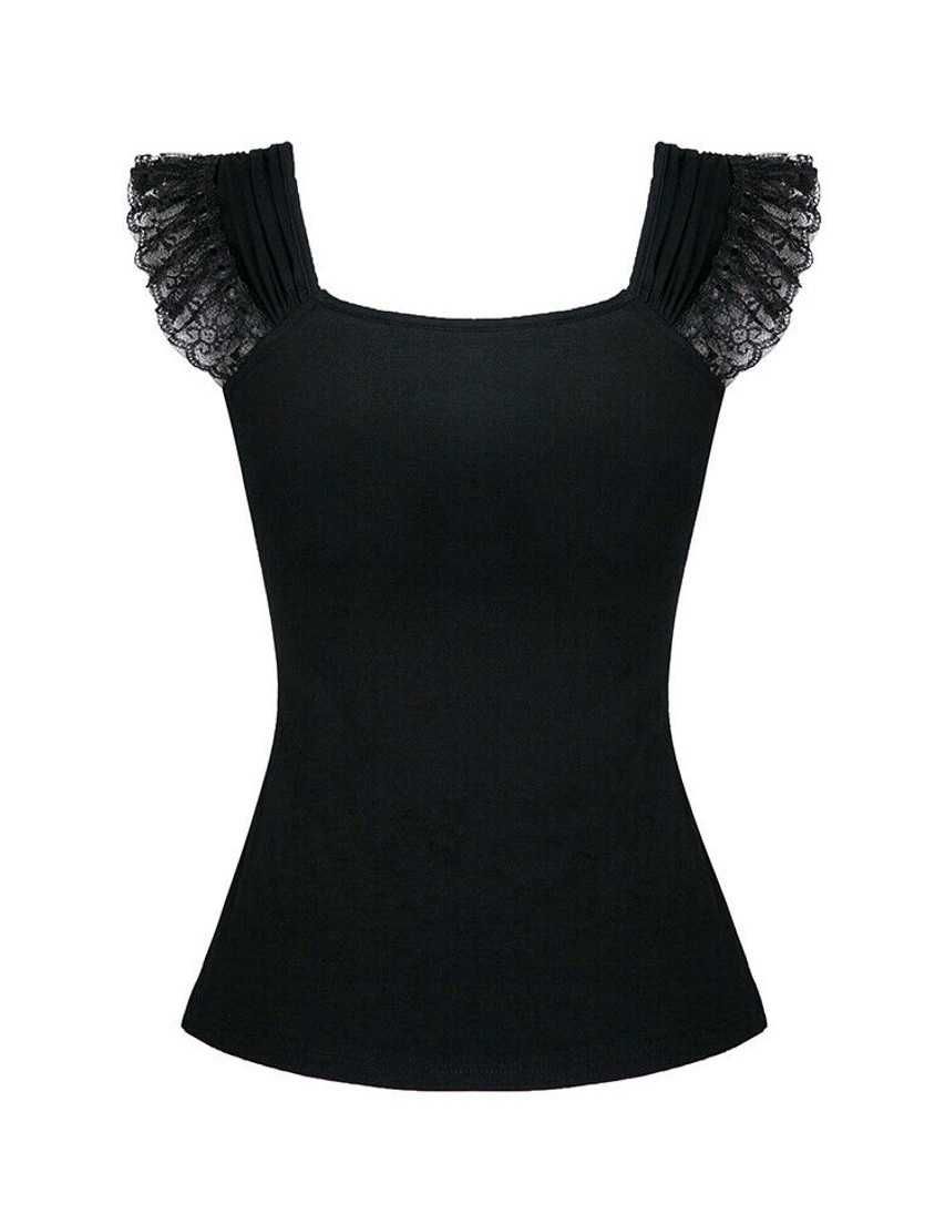 Bluzka DARK IN LOVE goth witch alternative killstar dollskill