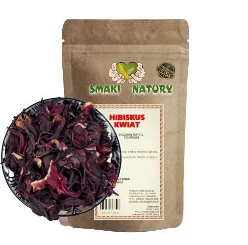 HIBISKUS Herbata  Kwiat PREMIUM 100g SmakiNatury