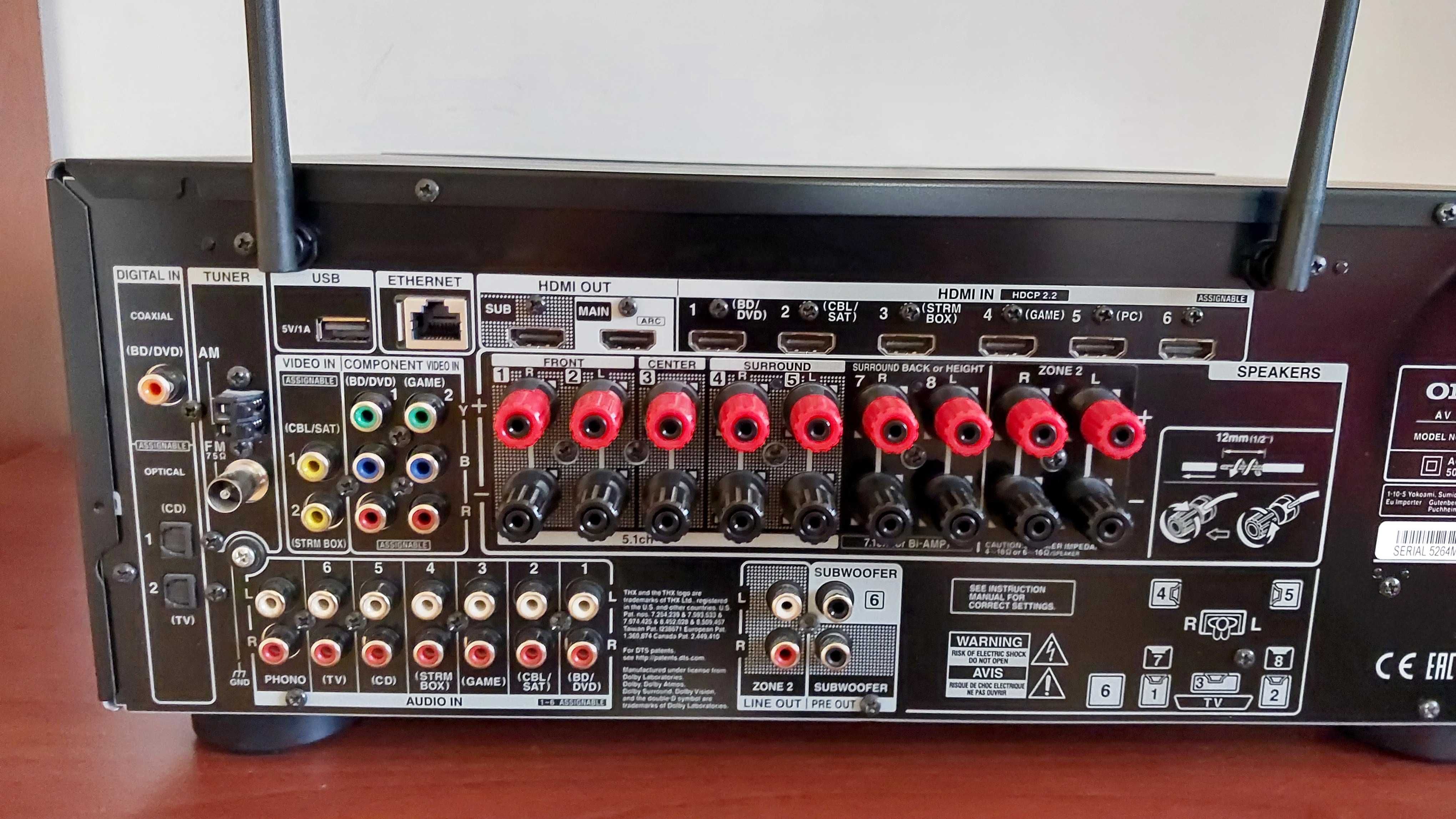 Receptor AV Onkyo HT-R997 7.2 Canais THX