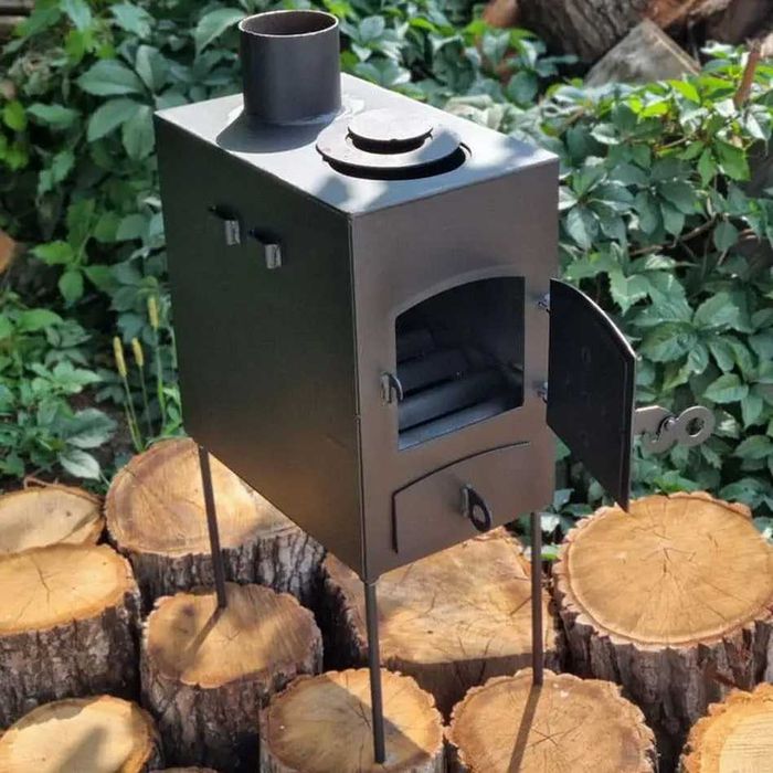 НАДІЙНА міні Буржуйка ‼️ Завод Булерьян печка камін піч пічка розбірна