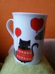 kubek firmowy z Home & You w serduszka