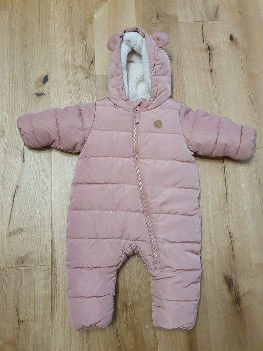 Kombinezon zimowy z futerkową podszewką