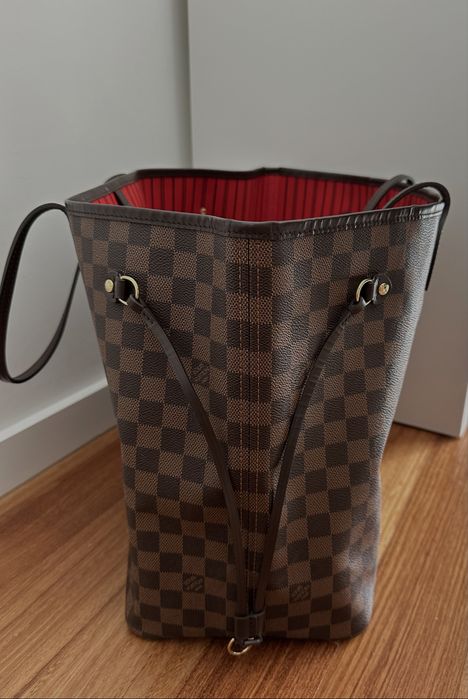 Carteira Louis Vuitton Neverfull GM Damier Ebene Canvas