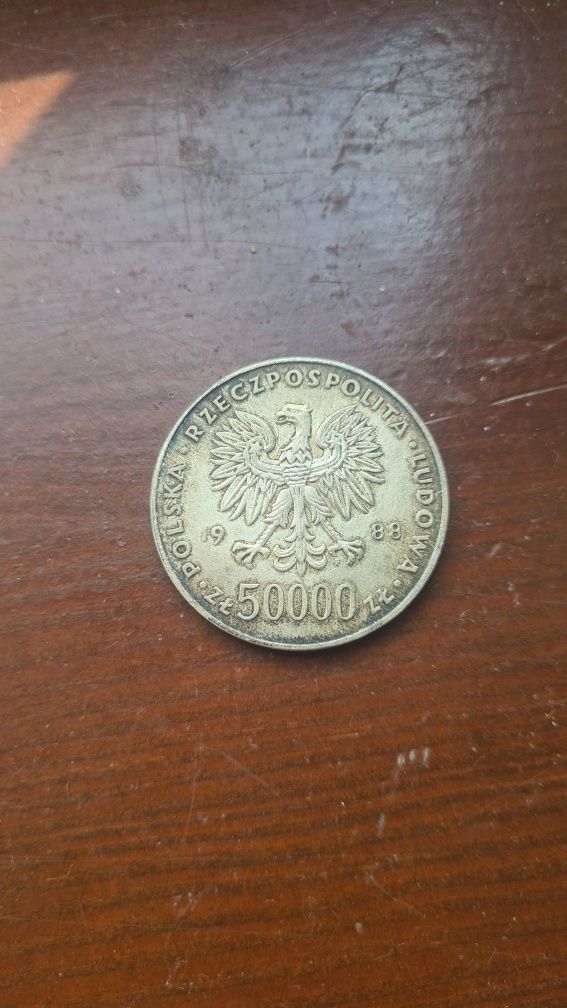 Sprzedam monetę 50000zl z 1989r.