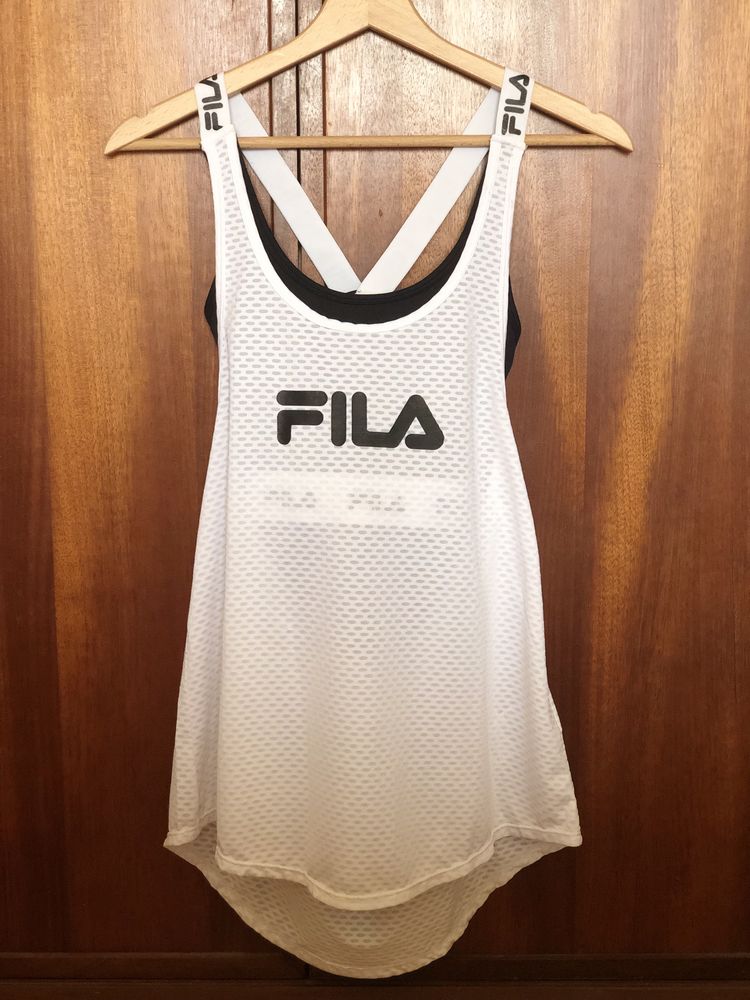 Top Fila com soutien interno
