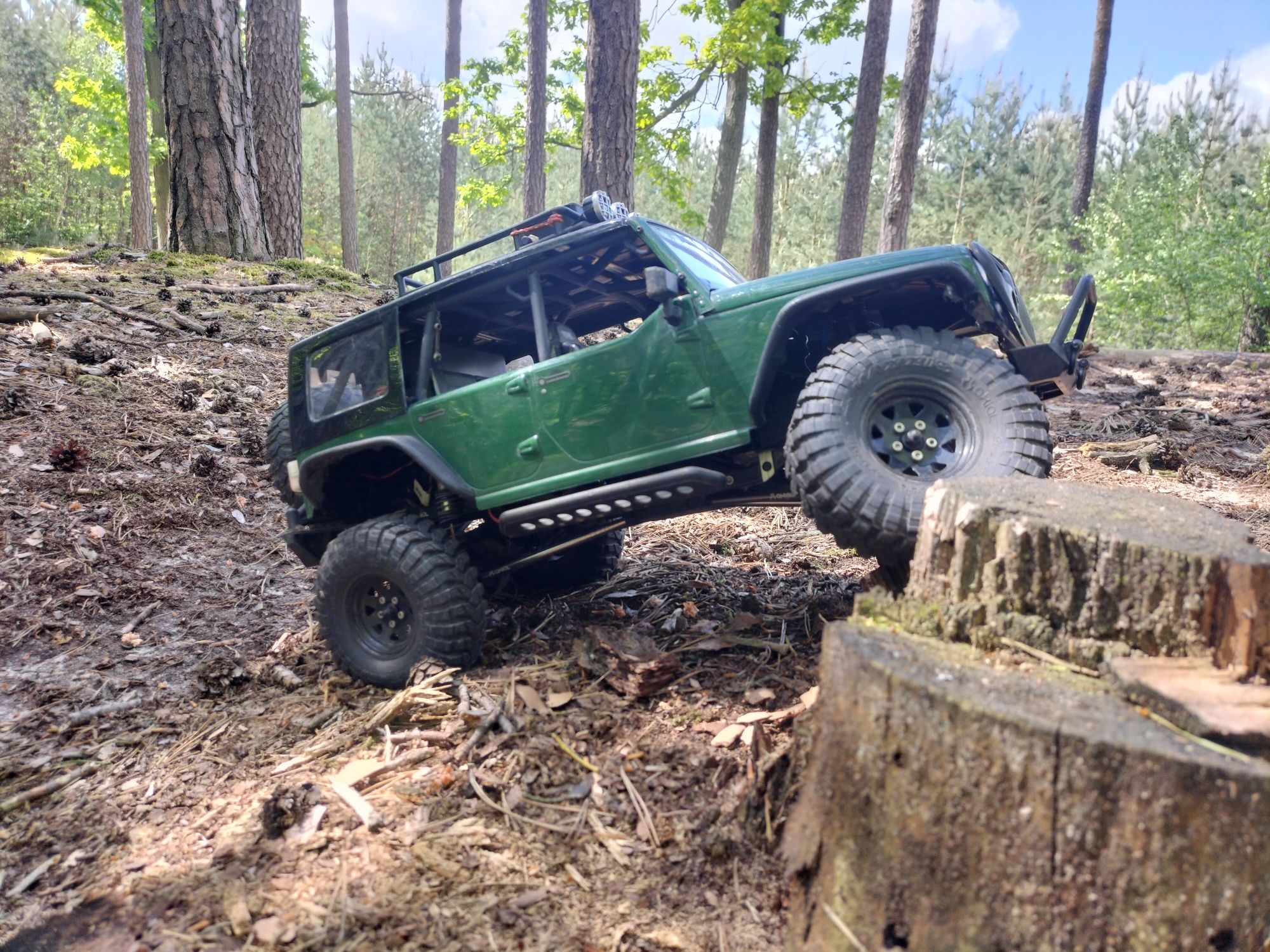 RC Trial Axial SCX10 Jeep Wrangler Rubicon 1/10 Schwarzenegger