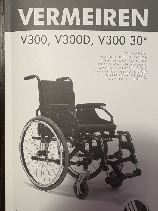 Wózek Vermeiren V300 stan bdb+chodzik Vermeiren+balkonik+poduszka