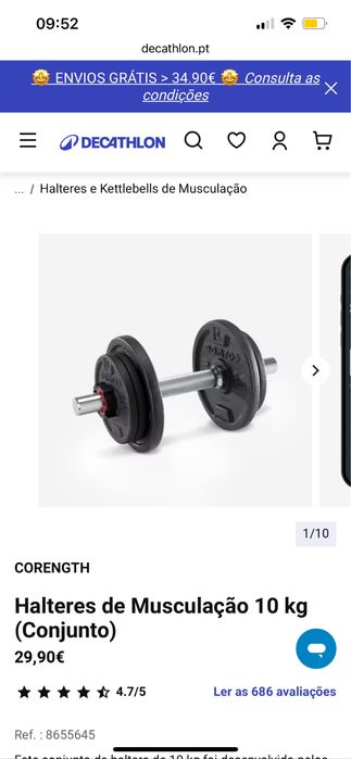 Halter e aparelho para abdominal