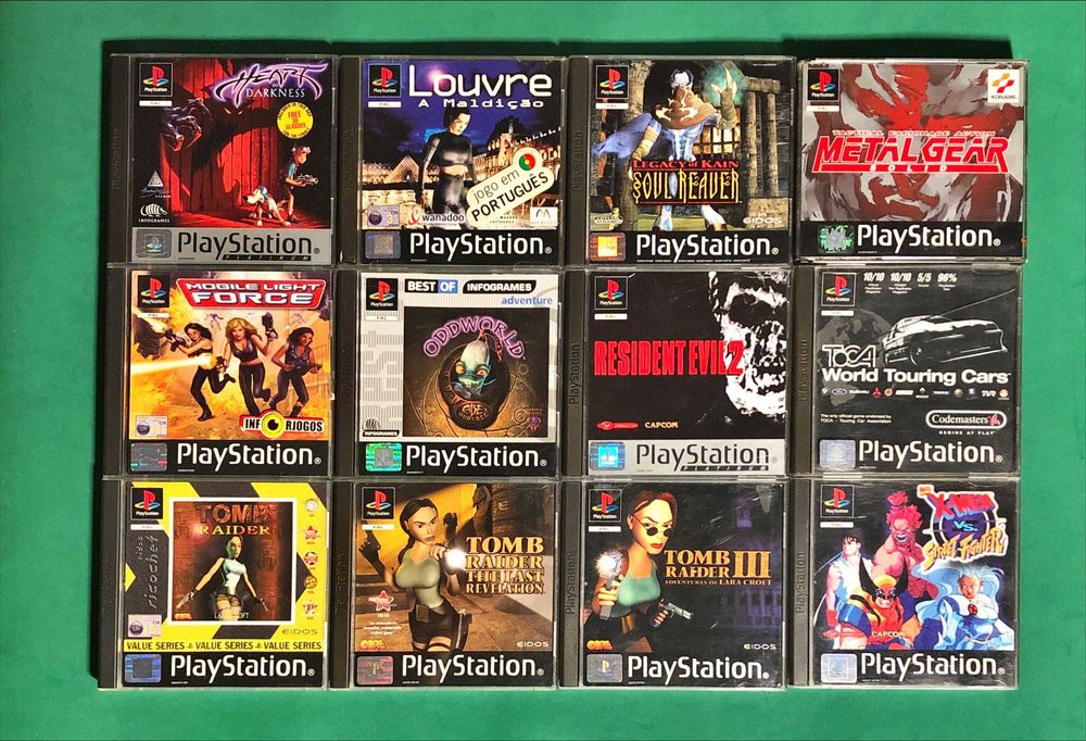 PLAYSTATION 1 PS1 Amerzone Discworld Fantasy Gran Heart Soul Tomb XMen