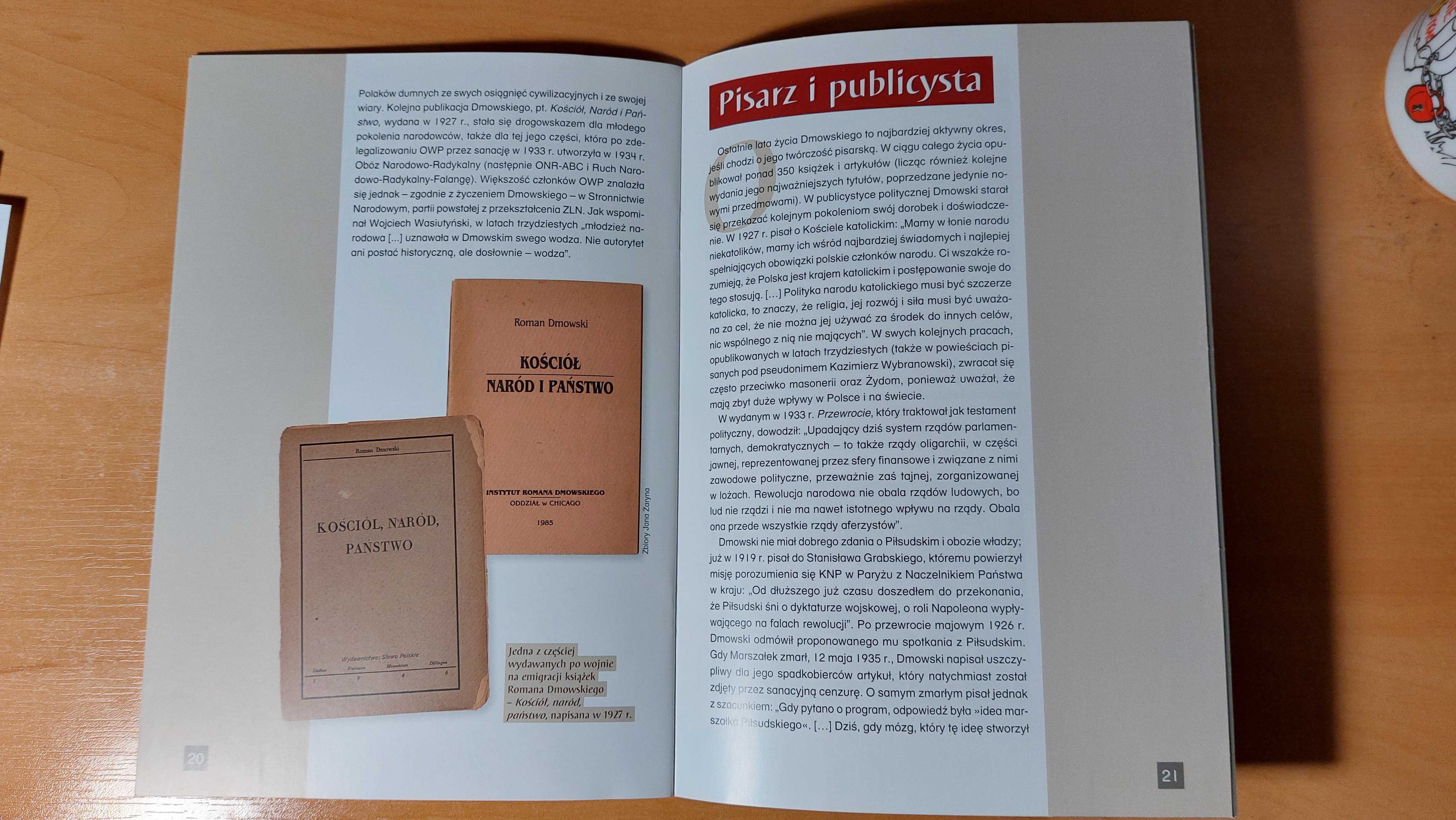 Roman Dmowski, Instytut Pamięci Narodowej,  broszurka