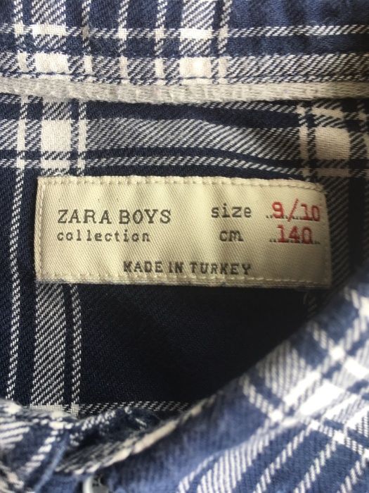 Camisa menino 9/10 anos ZARA BOYS