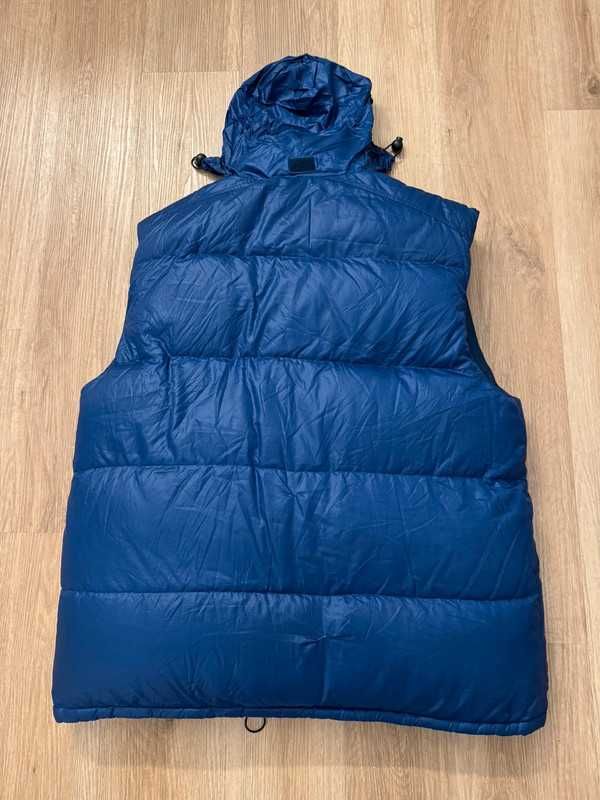 Salewa Vintage Down Puffer hodded Vest 80s 90s XXL stara kamizelka