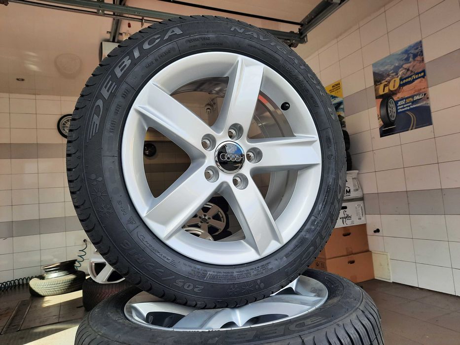 Koła wielosezonowe NOWE AUDI 16 5x112 A3 A4 A6 205/55 R16 Dębica