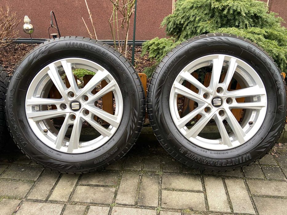 Koła ZIMA 215/60/16 Seat Ateca VW Tiguan Tarraco Kodiaq 5x112 16 cali