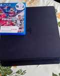 PS4 (usada em bom estado) 1Tb memória +jogo Pes 2020