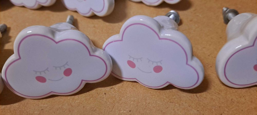 Puxadores Nuvem Rosa