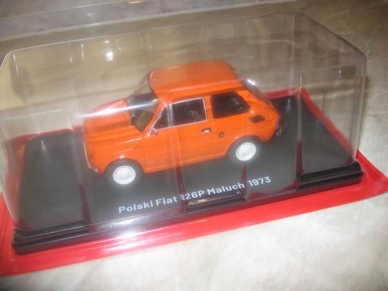 Samochody PRL - Fiat 126 - skala 1:24 - Kultowe auta PRL