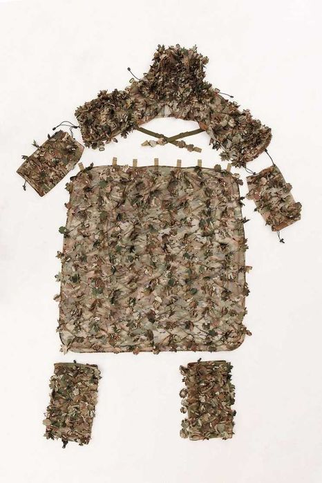 Ghillie V1 з листям Гіллі маскувальне Lapa Gear Никидка маскувальна