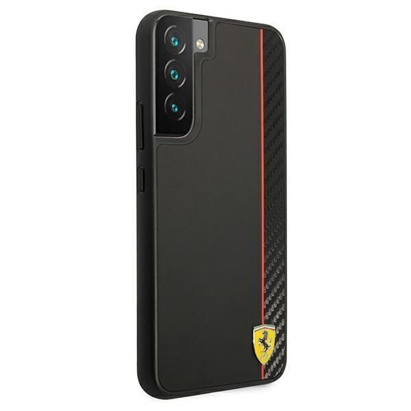 Etui Ferrari S22+ S906 Czarny Na Tył dla Samsung Galaxy S22+