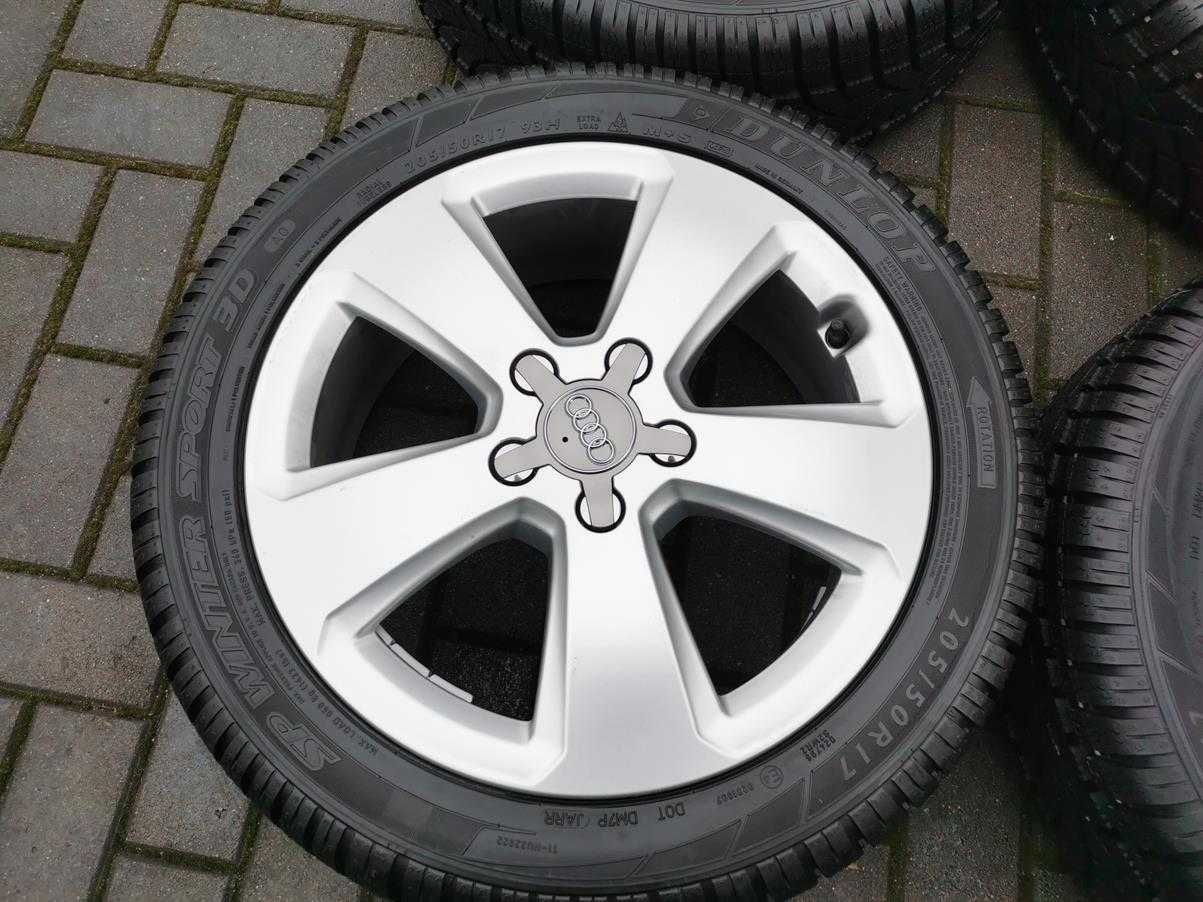 5x112 Koła R17 AUDI A3 8Y 8V ET48 NOWE 205/50 DUNLOP 8mm Zimowe