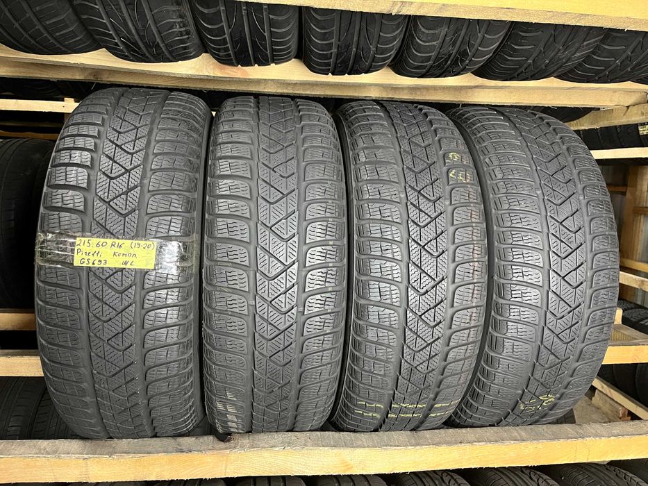 GS693 Зимові шини 215/60r16 Pirelli Sottozero 3 комплект резина р16