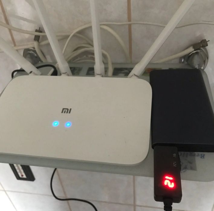 Кабель USB-DC для роутера WiFi с переключателем 9V/12V