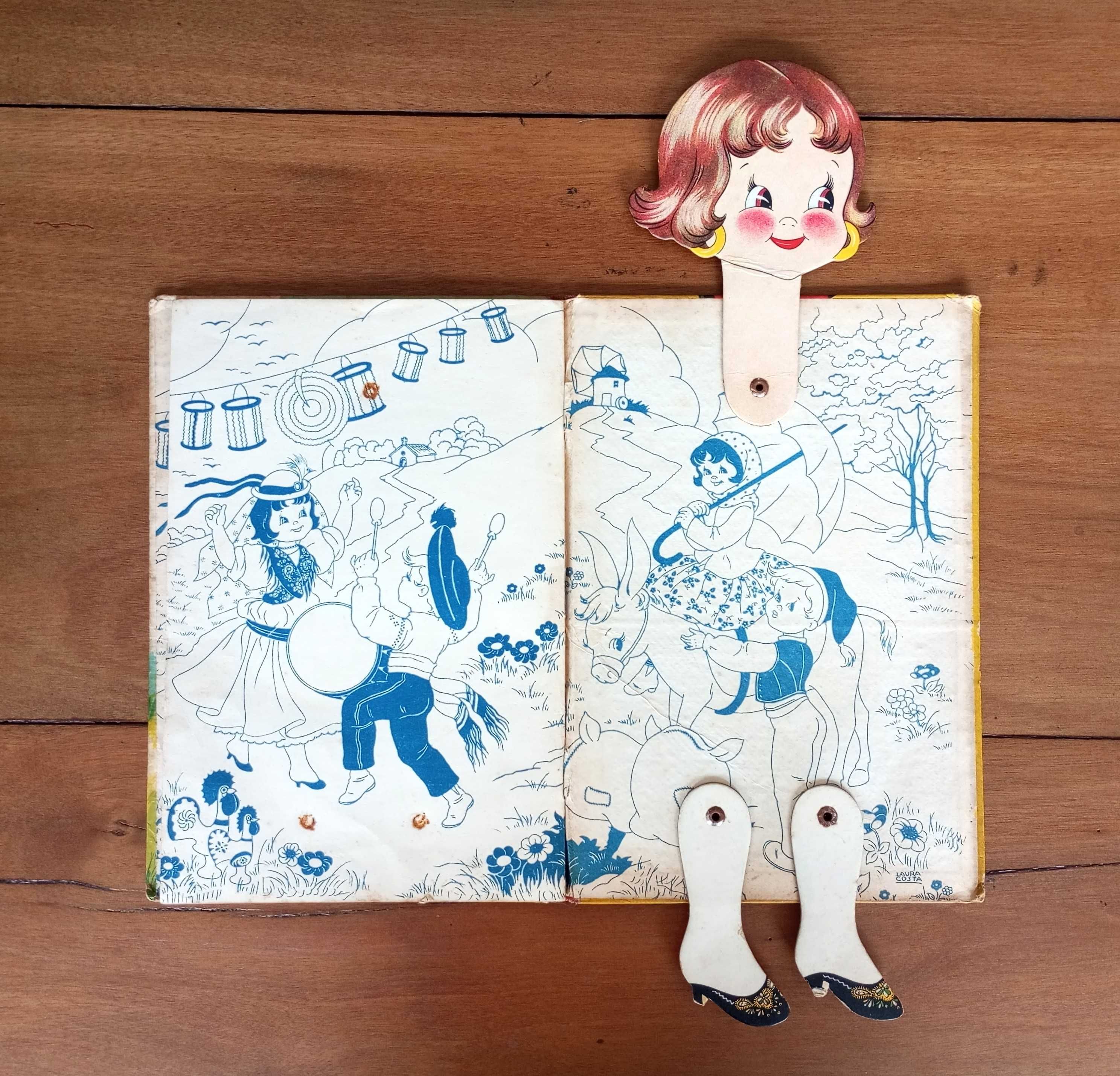 Antigo livro infantil Majora Maria Papa-Léguas de Costa Barreto
