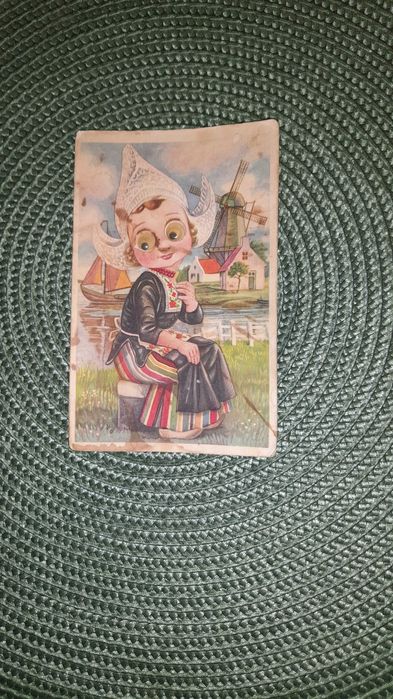 KARTA POCZTOWA - 70-letni ciekawy zabytek z Holandii