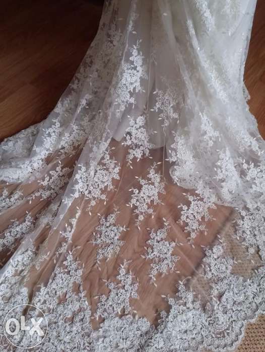 Дизайнерское свадебное платье (Карандашева) S