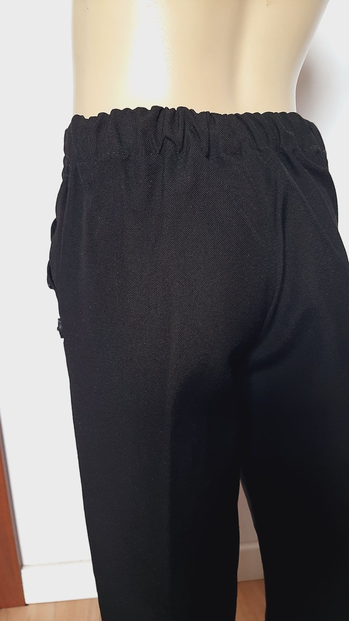 Sg Spodnie  110  dla dziewczynki  , czarne Spodnie  dla dziewczynki  1