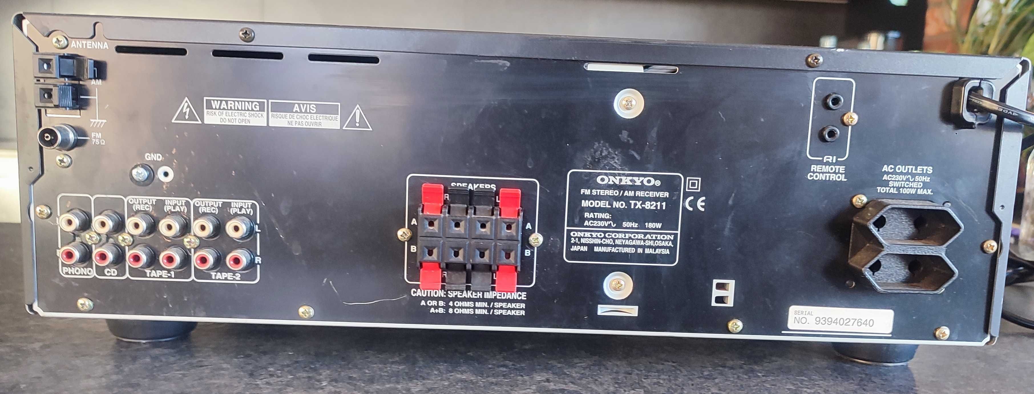 Onkyo TX-8211 uszkodzony