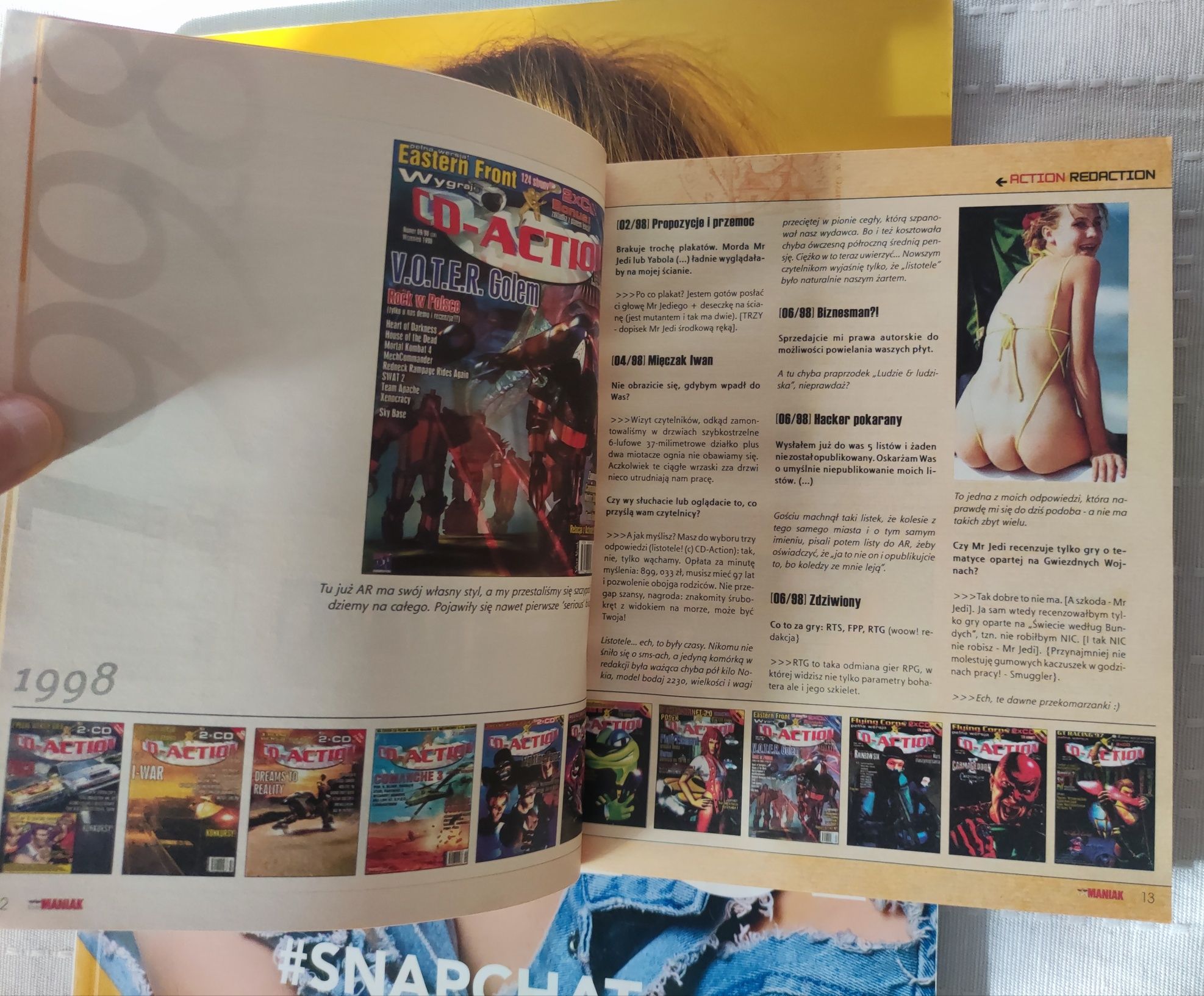 CD-Action Tipsomaniak najlepsze listy/teksty '94-04 retro gaming
