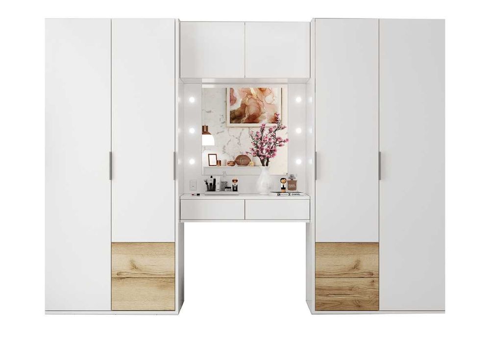 Toaletka/Szafa Latina 300x217x61 Biała  Darmowa dostawa