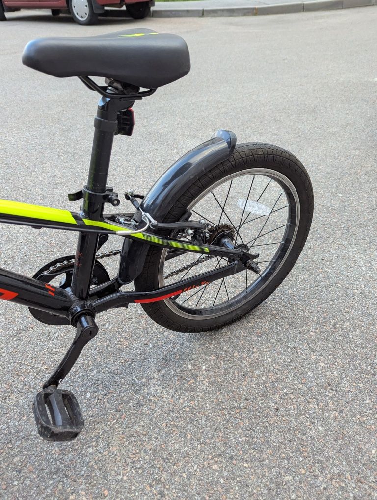 Дитячій велосипед Pride ROWDY 18" (чорний)