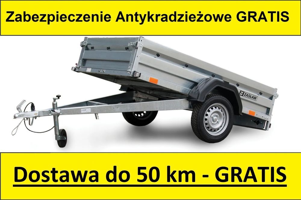 Zaslaw 205SU  Solidna, zdejmowalne burty , 205 / 122 /35 cm