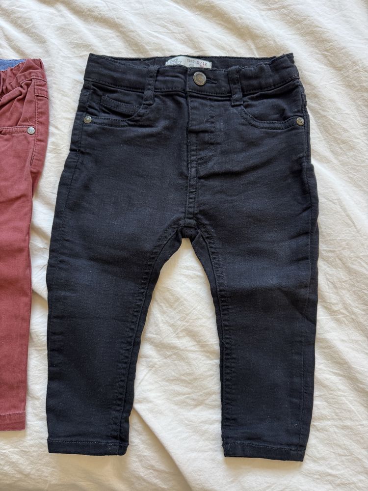 3 pary jeansów zara 80
