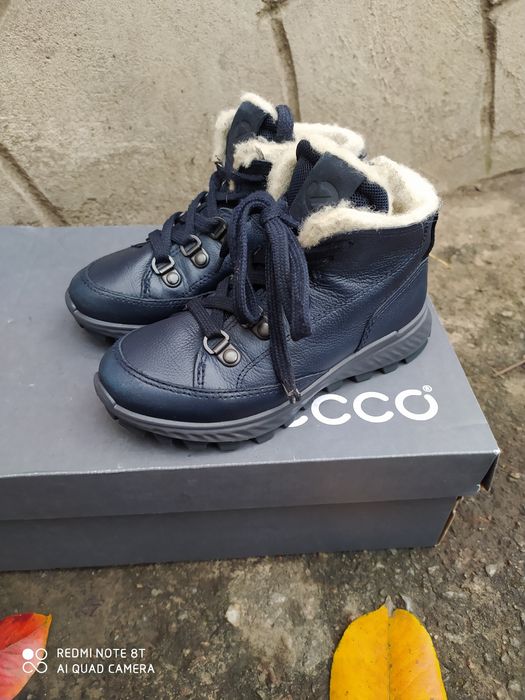Ecco 27 ботинки на хлопчика зимові черевики чоботи сапоги взуття ессо