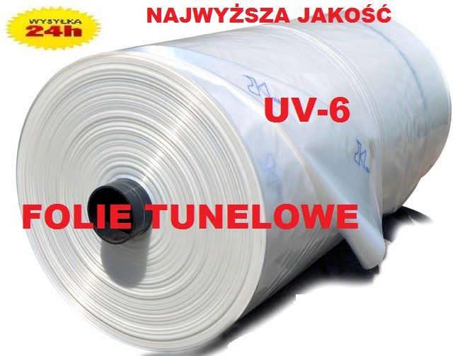 Folia tunelowa UV6 12x33m. szklarniowa,folie.szklarnia,tunele