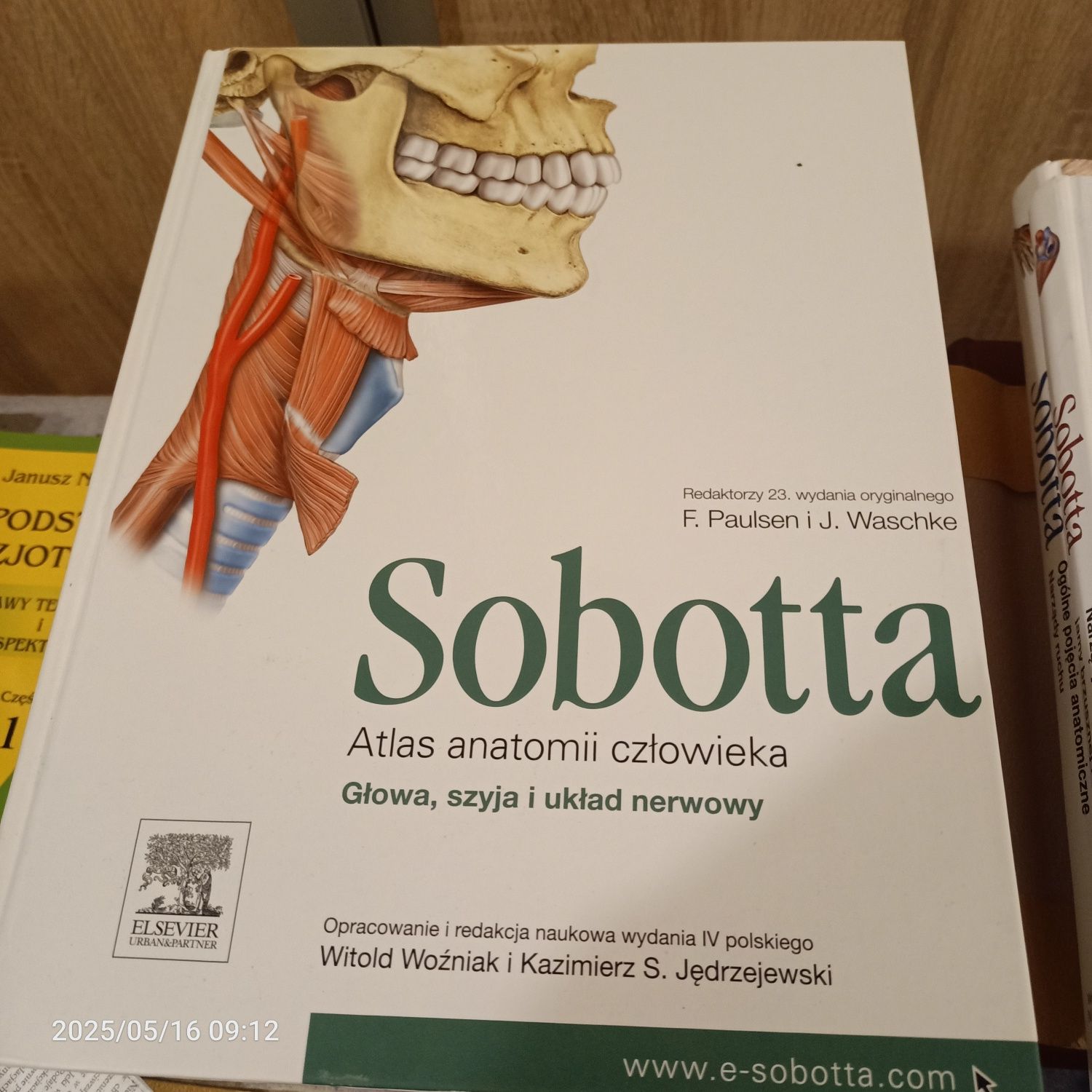 Atlas anatomii wraz z płytką SOBOTTA
