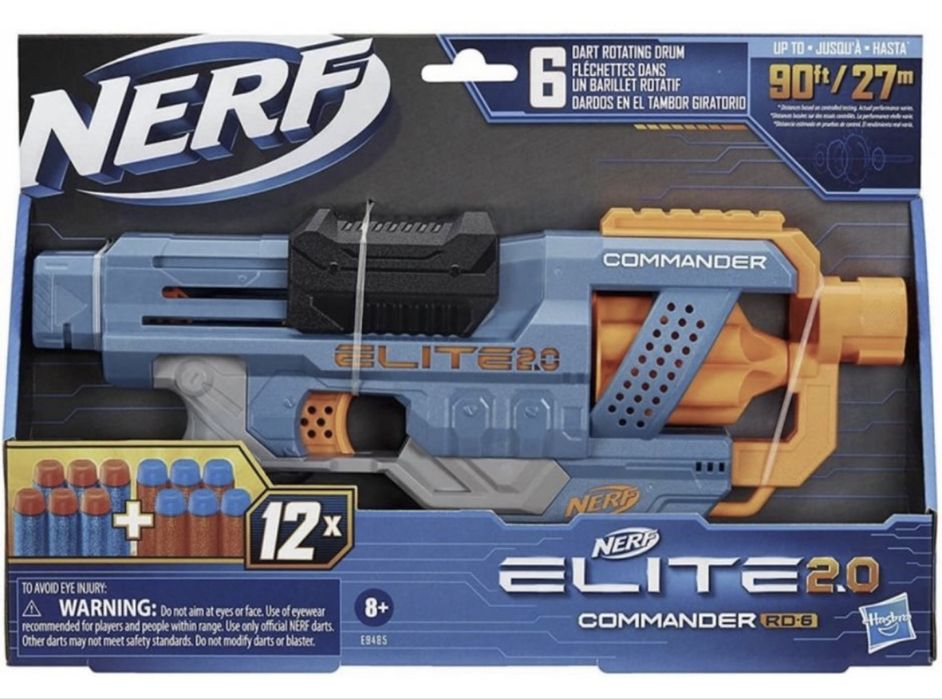Бластер игрушечный Nerf Elite 2.0 Commander RD 6 E9485!
