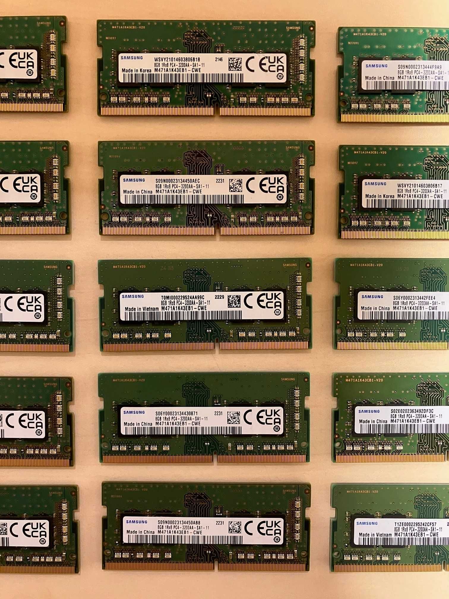 Pamięć RAM DDR4 Samsung M471A1K43EB1-CWE 8GB [NOWE] - 2 sztuki