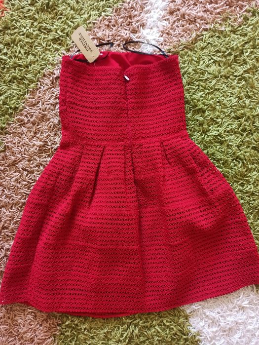 Нова червона сукня XS