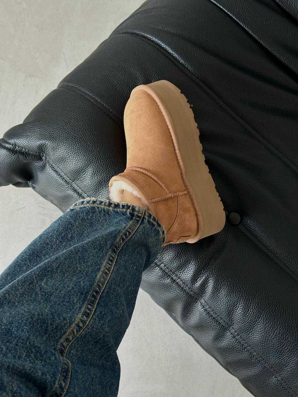 Розпродаж UGG Ultra Mini Platform Ginger коричневые УГГ ультра міні